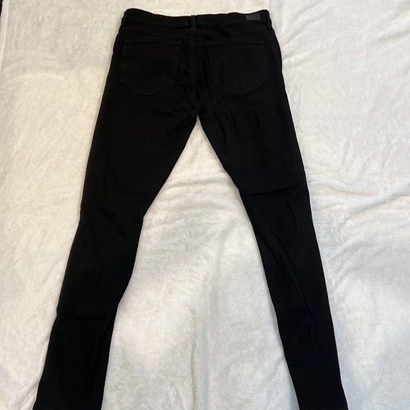 GUC Paige Maternity Verdugo Ultra Skinny Black Jeans Size 30 - Picture 3 of 3